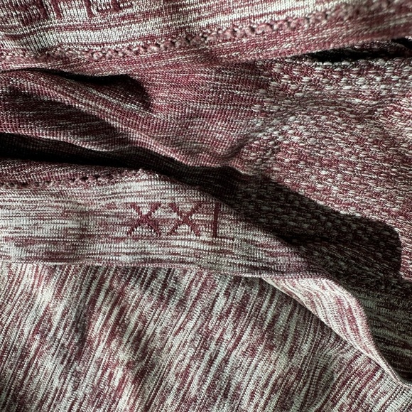Lululemon Metal Vent Tech Tank Mvt Space Dye Bordeaux Drama Size XXL - Picture 3 of 5